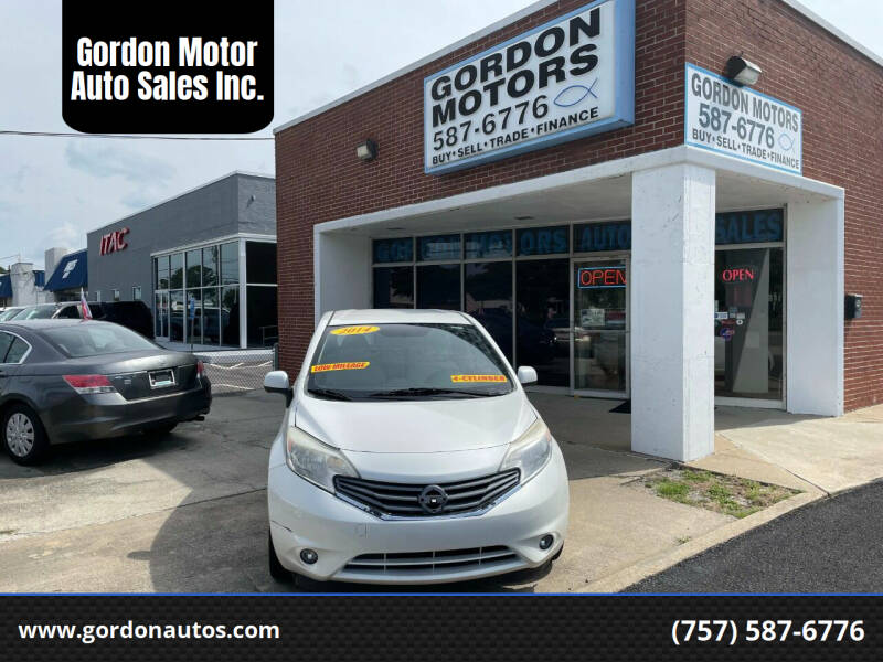 2014 Nissan Versa Note for sale at Gordon Motor Auto Sales Inc. in Norfolk VA