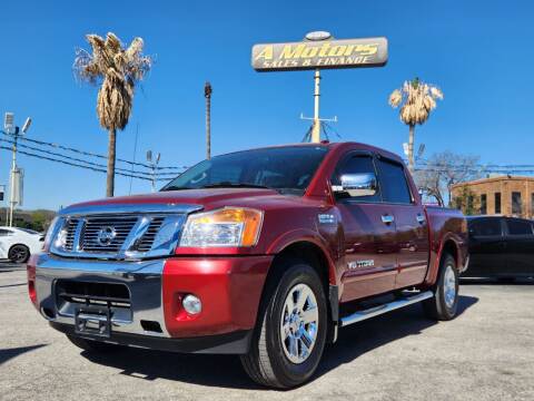 2015 Nissan Titan for sale at A MOTORS SALES AND FINANCE in San Antonio TX