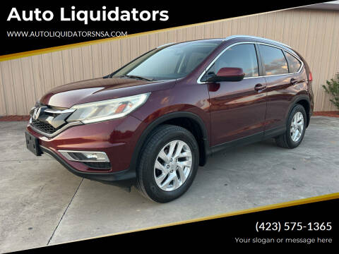 2015 Honda CR-V for sale at Auto Liquidators in Bluff City TN