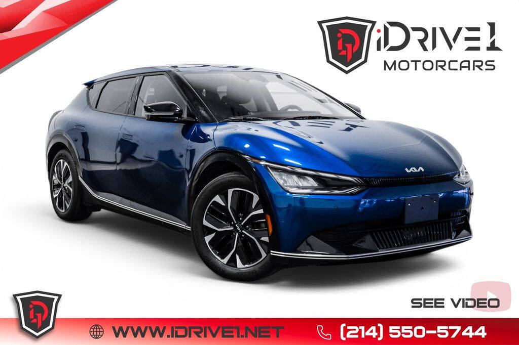 Blue 2023 Kia EV6 Wind AWD Wind 4dr Crossover 1