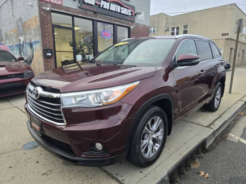 2015 Toyota Highlander for sale at CAR PRO AUTO SALES in Uniondale NY