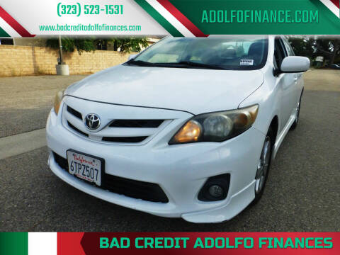 2011 Toyota Corolla for sale at Bad Credit Adolfo Finances in Sun Valley CA