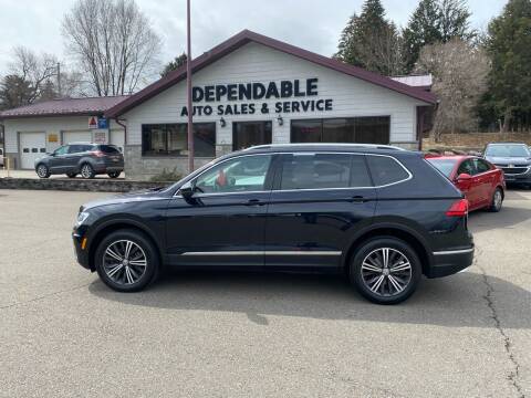 2019 Volkswagen Tiguan for sale at Dependable Auto Sales and Service in Binghamton NY