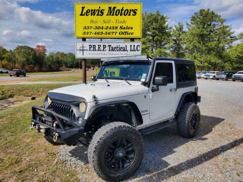 2015 Jeep Wrangler for sale at Lewis Motors LLC in Deridder LA