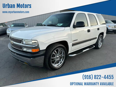 2003 Chevrolet Tahoe for sale at Urban Motors in Sacramento CA