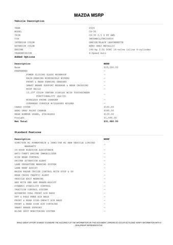 2026 Mazda CX-30 2.5 S Preferred