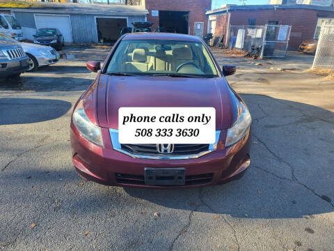 2008 Honda Accord for sale at Emory Street Auto Sales and Service in Attleboro MA