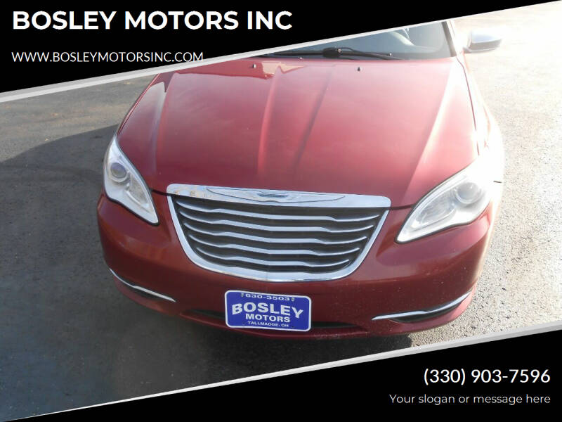 2014 Chrysler 200 for sale at BOSLEY MOTORS INC in Tallmadge OH