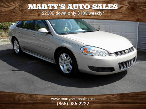 2011 Chevrolet Impala for sale at Marty's Auto Sales in Lenoir City TN