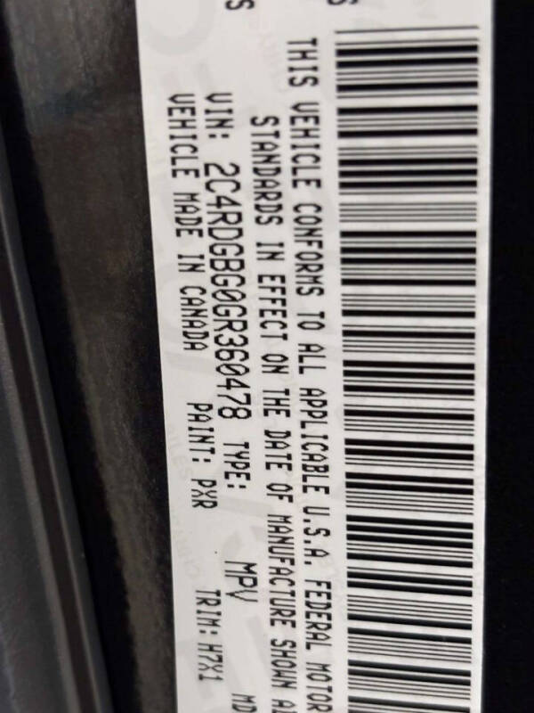 2016 Dodge Grand Caravan American Value Package
