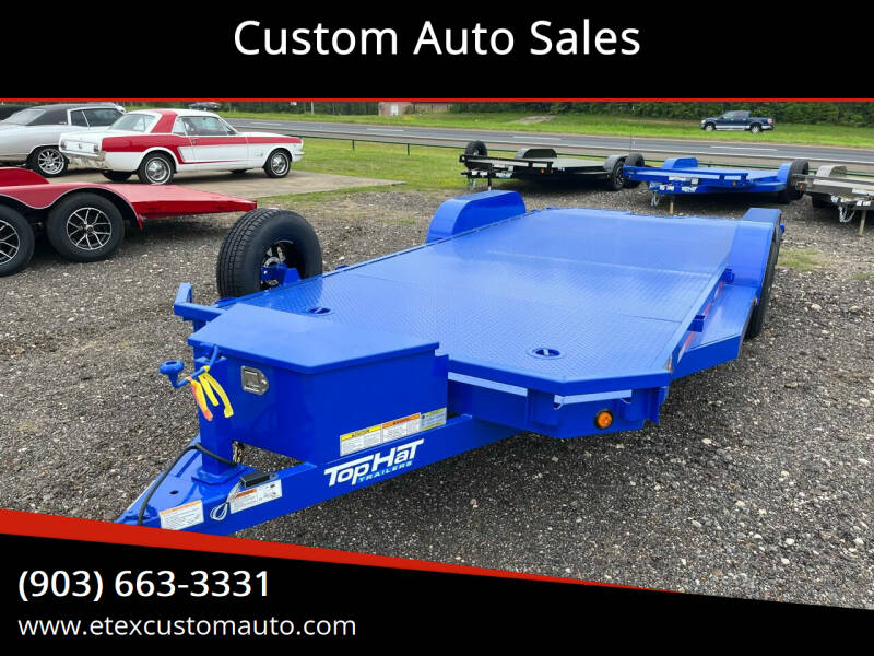 2024 Top Hat 20x83 All Steel Car Hauler for sale at Custom Auto Sales - TRAILERS in Longview TX