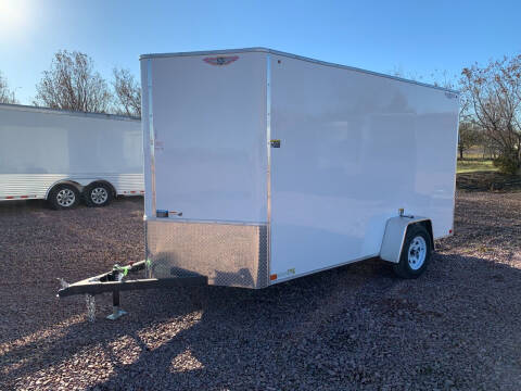 2021 H&H Flat Top V-Nose Cargo #6741