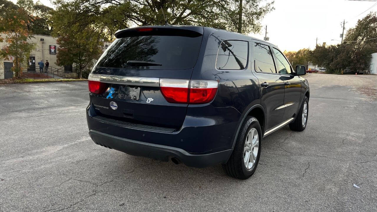 2013 Dodge Durango for sale at East Auto Sales LLC in Raleigh, NC