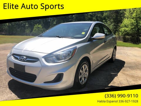 2012 Hyundai Accent for sale at Elite Auto Sports LLC in Wilkesboro NC