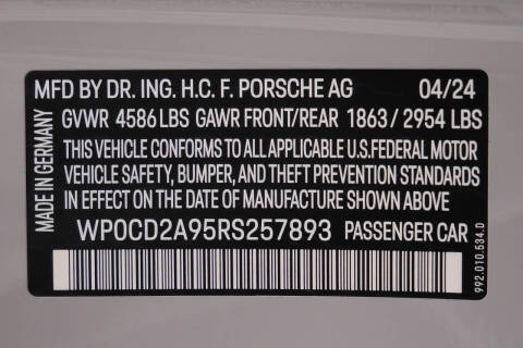 2024 Porsche 911 Turbo S