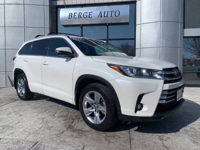 2019 Toyota Highlander for sale at Berge Auto in Orem UT