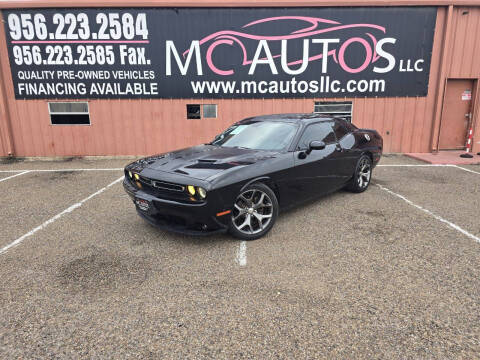 2015 Dodge Challenger for sale at MC Autos LLC in Pharr TX