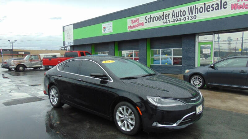 2015 Chrysler 200 for sale at Schroeder Auto Wholesale in Medford OR