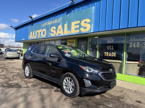 2019 Chevrolet Equinox for sale at Affordable Auto Sales of Michigan in Pontiac MI
