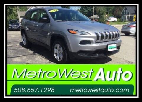 2014 Jeep Cherokee for sale at Metro West Auto in Bellingham MA