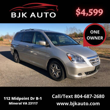 2006 Honda Odyssey for sale at BJK Auto in Oilville VA