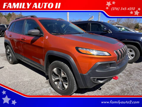 2015 Jeep Cherokee for sale at FAMILY AUTO II in Pounding Mill VA