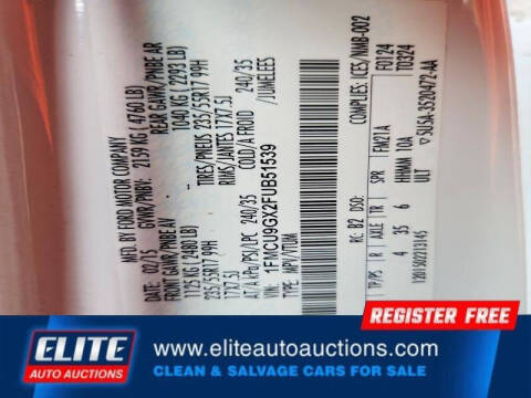 2015 Ford Escape SE