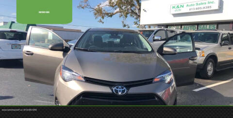 2017 Toyota Corolla for sale at K&N AUTO SALES in Tampa FL