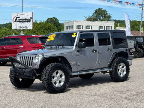 2015 Jeep Wrangler Unlimited for sale at Campbell Auto Sales in Batavia OH