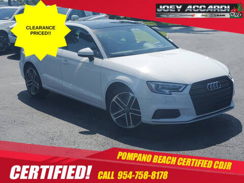 2020 Audi A3 for sale at PHIL SMITH AUTOMOTIVE GROUP - Joey Accardi Chrysler Dodge Jeep Ram in Pompano Beach FL