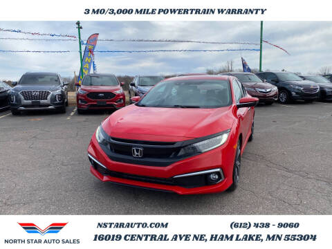 2020 Honda Civic for sale at Northstar Auto Sales LLC - Ham Lake in Ham Lake MN