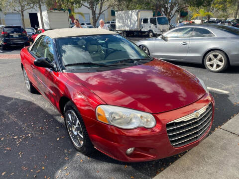 2004 Chrysler Sebring for sale at LIBERTY MOTORCARS INC in Royal Palm Beach FL