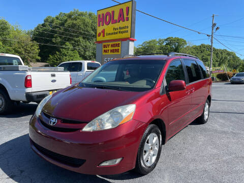 2008 Toyota Sienna for sale at NO FULL COVERAGE AUTO SALES LLC in Austell GA