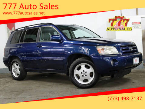 2006 Toyota Highlander for sale at 777 Auto Sales in Bedford Park IL