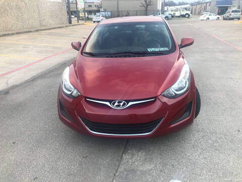 2016 Hyundai Elantra for sale at Rayyan Autos in Dallas TX
