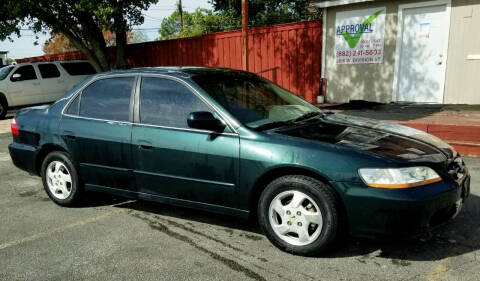 2000 Honda Accord for sale at APPROVAL AUTO SALES in Mansfield TX