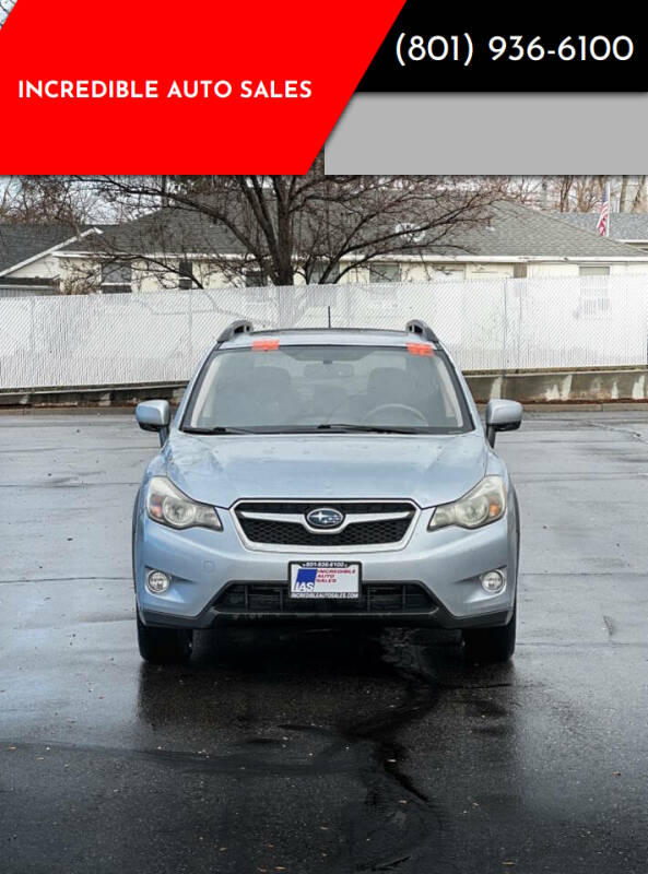 2014 Subaru XV Crosstrek for sale at INCREDIBLE AUTO SALES in Bountiful UT