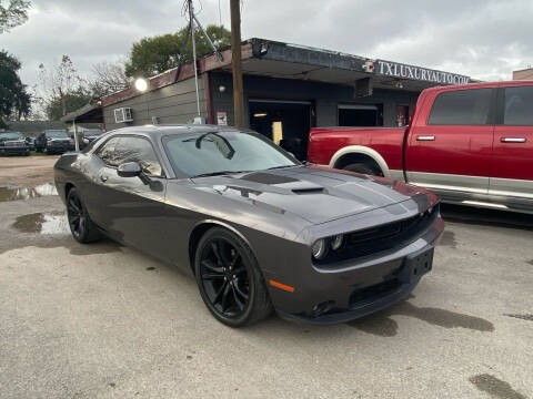 2016 Dodge Challenger for sale at Texas Luxury Auto in Houston TX
