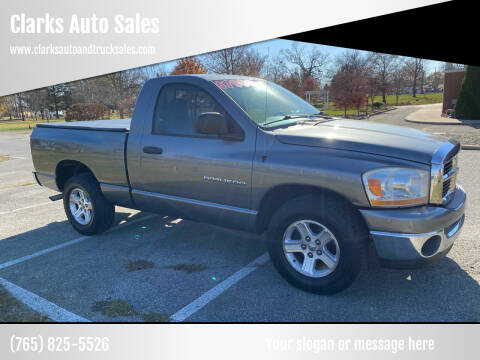 2006 Dodge Ram 1500 for sale at Clarks Auto Sales in Connersville IN
