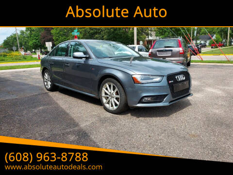 2015 Audi A4 for sale at Absolute Auto in Baraboo WI