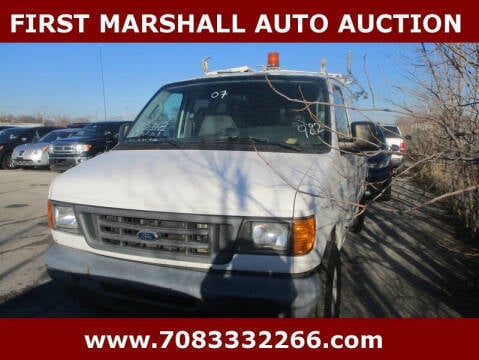 2007 Ford E-250 for sale at First Marshall Auto Auction in Harvey IL