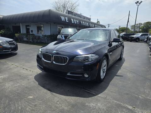 2015 BMW 5 Series for sale at National Car Store in West Palm Beach FL
