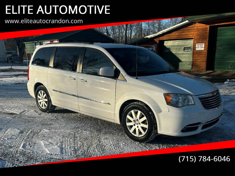 2013 Chrysler Town and Country for sale at ELITE AUTOMOTIVE in Crandon WI