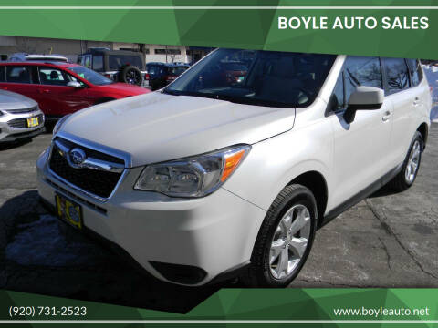 2014 Subaru Forester for sale at Boyle Auto Sales in Appleton WI