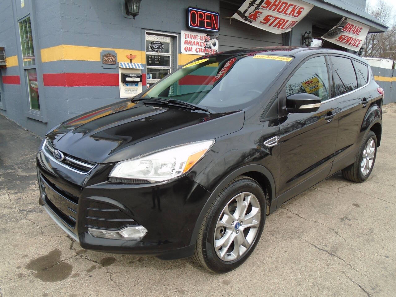 Black 2013 Ford Escape SEL AWD SEL 4dr SUV 1
