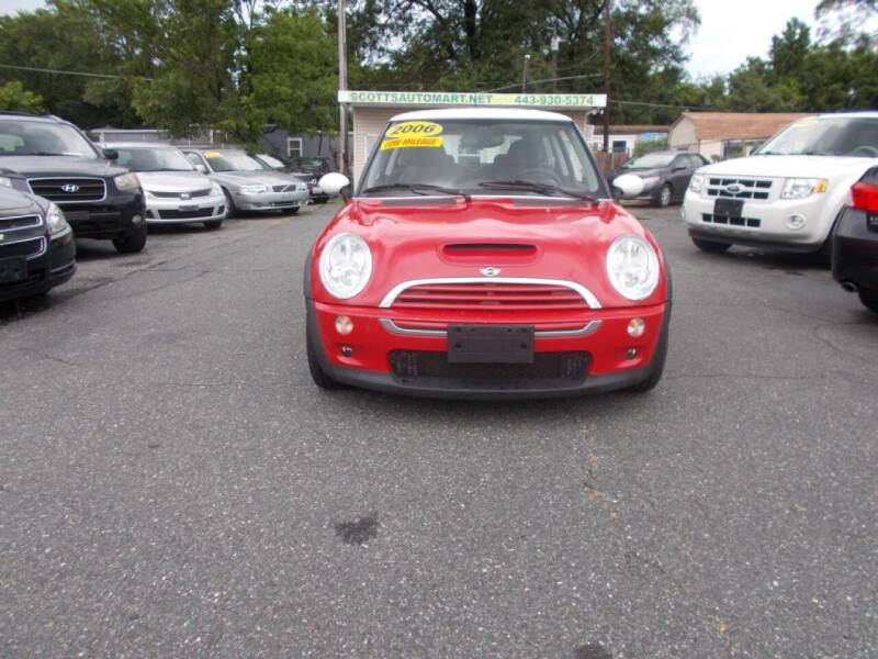 2006 MINI Cooper for sale at Scott's Auto Mart in Dundalk MD