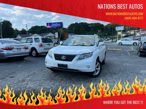 2010 Lexus RX 350 for sale at Nations Best Autos in Decatur GA