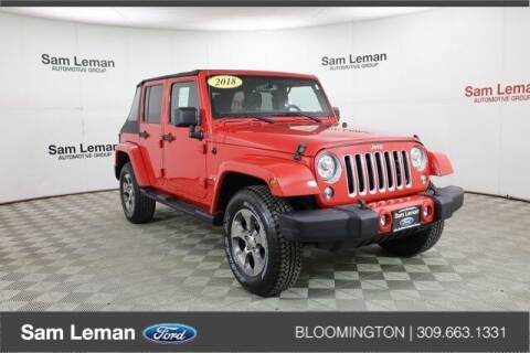 2018 Jeep Wrangler JK Unlimited for sale at Sam Leman Ford in Bloomington IL