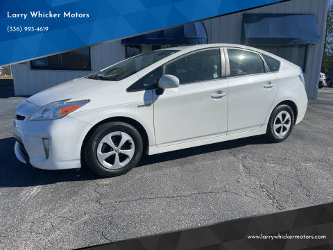 2015 Toyota Prius for sale at Larry Whicker Motors in Kernersville NC