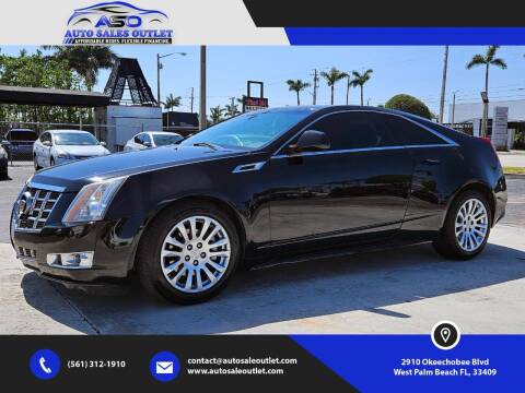 2012 Cadillac CTS for sale at Auto Sales Outlet in West Palm Beach FL